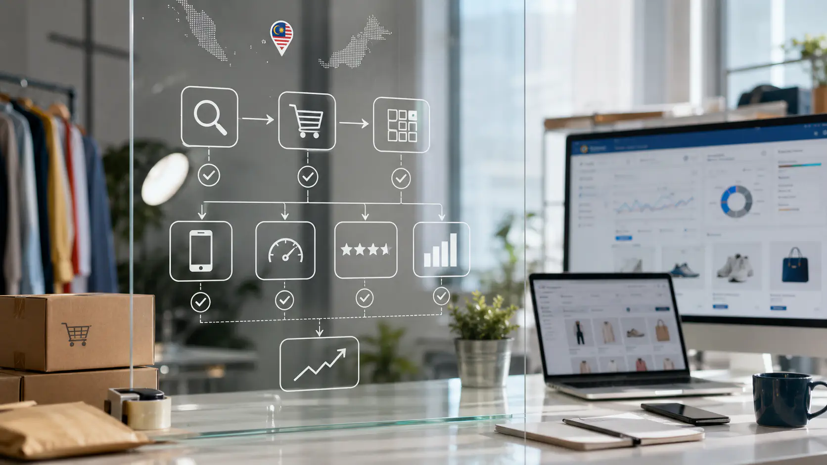 Ecommerce SEO strategy for Malaysian online stores covering product discovery and growth