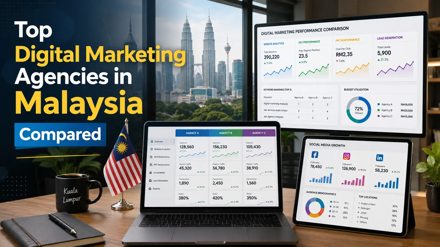 Top digital marketing agencies in Malaysia compared for 2026